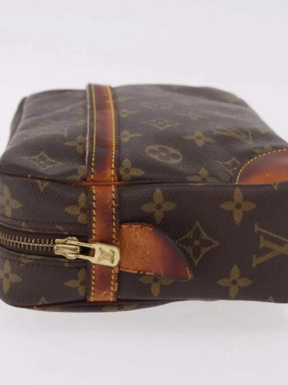 LOUIS VUITTON Monogram Compiegne 28 Clutch Bag M51845 LV Auth 186575